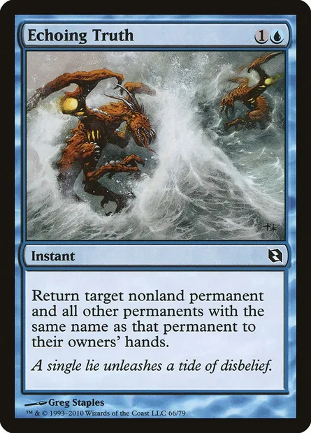 Echoing Truth, Magic card DDF 66 — Duel Decks: Elspeth vs. Tezzeret set