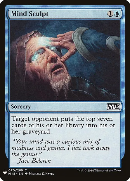 Mind Sculpt, Magic card PLST M15-70 — The List set