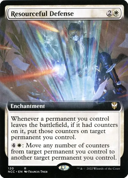 Resourceful Defense, Magic card NCC 120 — New Capenna Commander set
