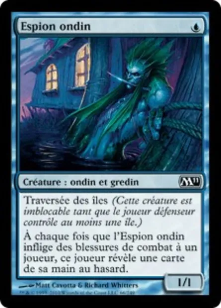 Espion ondin, carte Magic M11 66 — extension Magic 2011