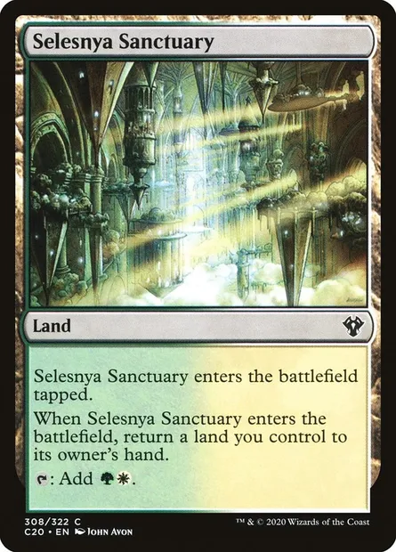 Selesnya Sanctuary, Magic card C20 308 — Commander 2020 set