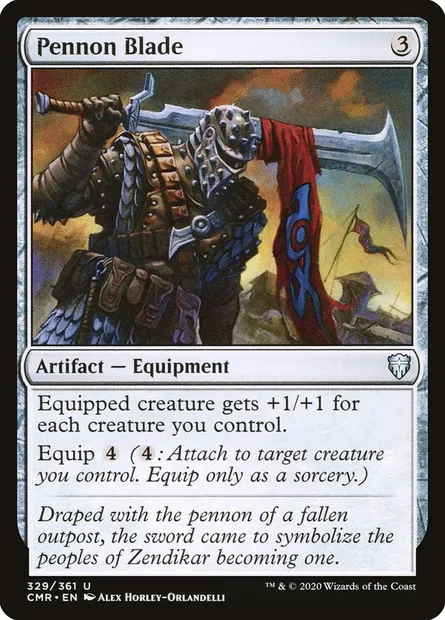 Pennon Blade, Magic card CMR 329 — Commander Legends set
