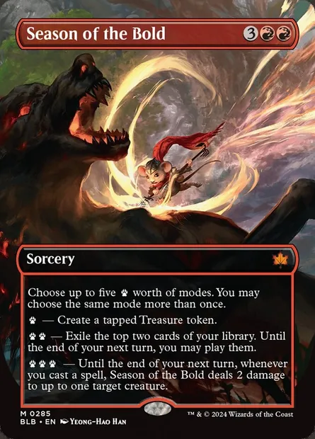 Season of the Bold, Magic card BLB 285 — Bloomburrow set