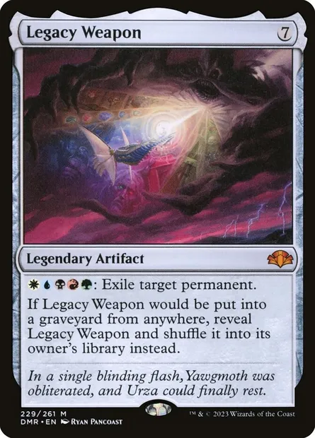 Legacy Weapon, Magic card DMR 229 — Dominaria Remastered set
