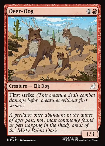 Deer-Dog, Magic card TLE 114 — Avatar: The Last Airbender Eternal set