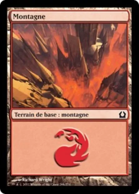 Montagne, carte Magic RTR 268 — extension Retour à Ravnica