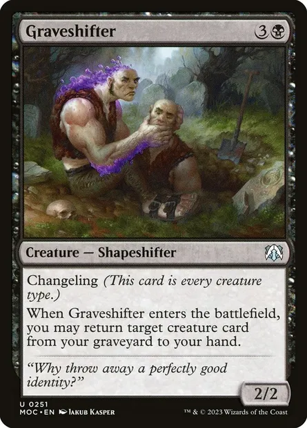 Graveshifter, Magic card MOC 251 — March of the Machine Commander set