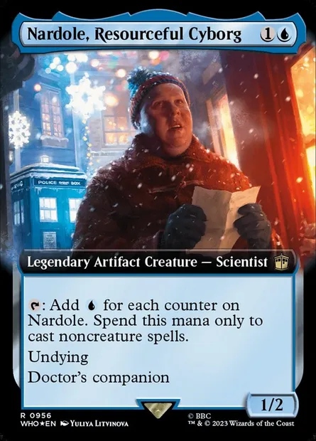 Nardole, Resourceful Cyborg, Magic card WHO 956 — Doctor Who set