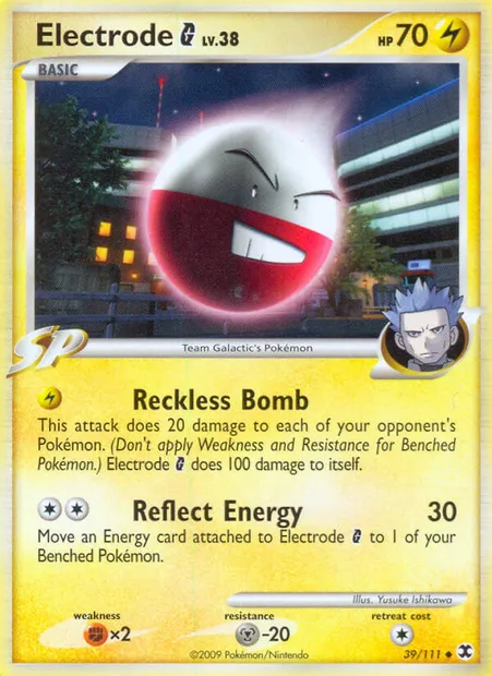 Electrode G, Pokémon card RR 39 — Rising Rivals set