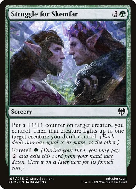 Struggle for Skemfar, Magic card KHM 196 — Kaldheim set