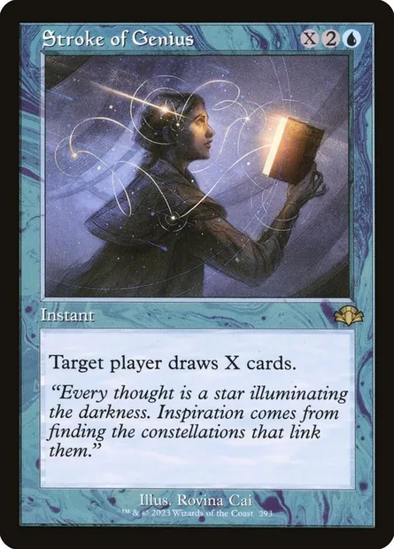 Stroke of Genius, Magic card DMR 293 — Dominaria Remastered set
