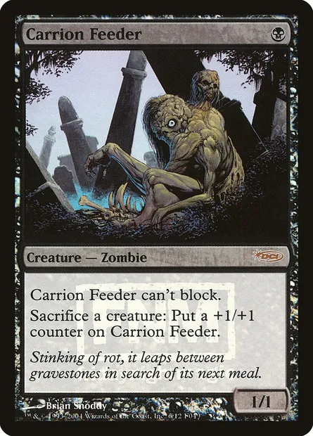 Carrion Feeder, Magic card F04 6 — Friday Night Magic 2004 set