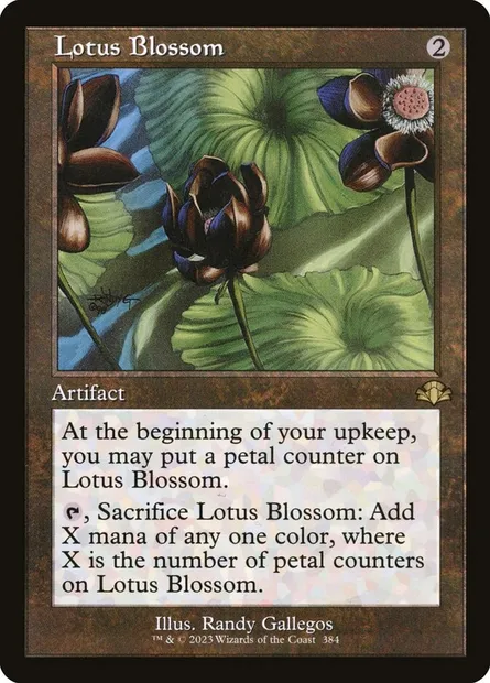 Lotus Blossom, Magic card DMR 384 — Dominaria Remastered set