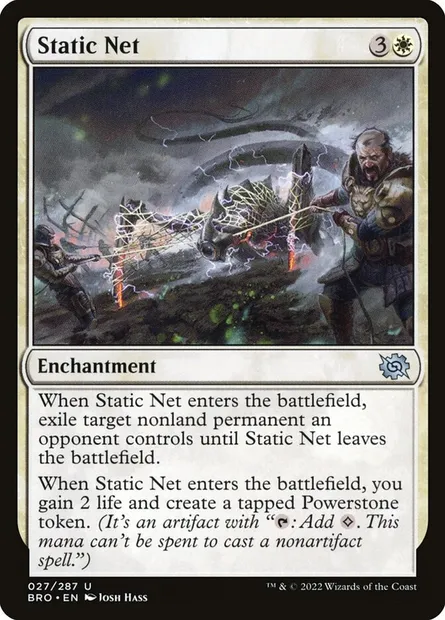 Static Net, Magic card BRO 27 — The Brothers' War set