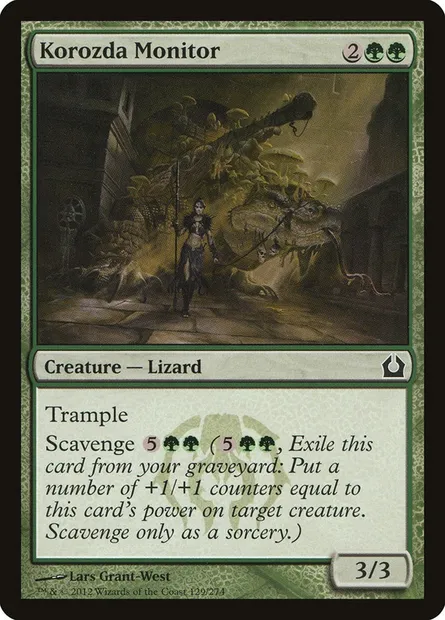 Korozda Monitor, Magic card RTR 129 — Return to Ravnica set