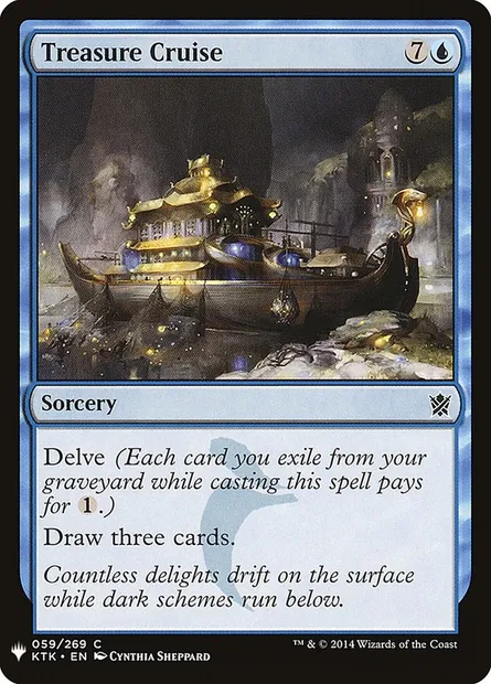 Treasure Cruise, Magic card PLST KTK-59 — The List set