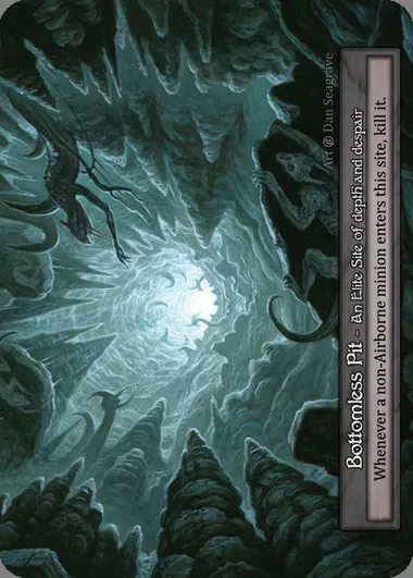 Bottomless Pit, Sorcery card BET 349 — Beta set