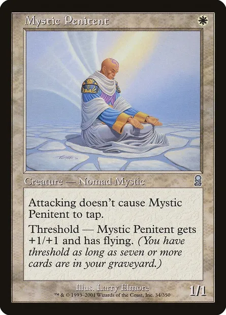 Mystic Penitent, Magic card ODY 34 — Odyssey set