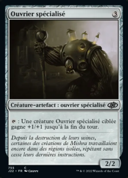 Ouvrier spécialisé, carte Magic J22 755 — extension Jumpstart 2022
