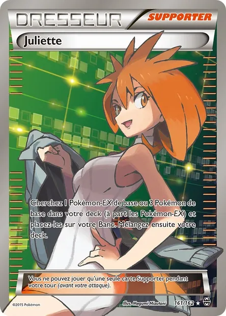 Juliette, carte Pokémon BKT 161 — extension Impulsion Turbo