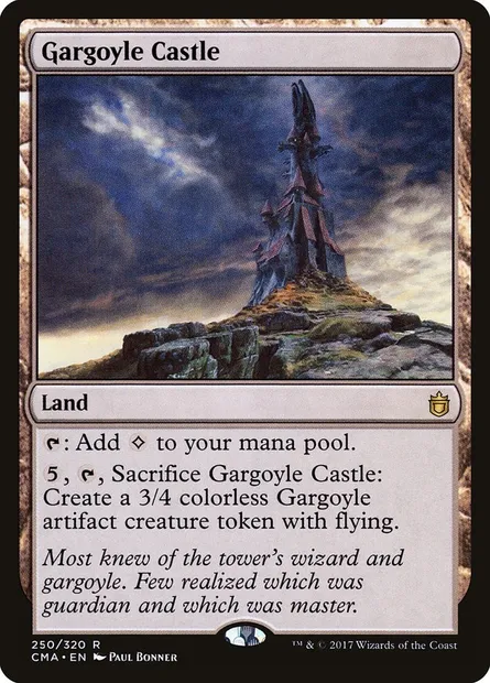 Gargoyle Castle, Magic card CMA 250 — Commander Anthology set
