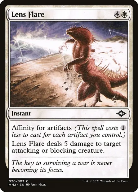 Lens Flare, Magic card MH2 20 — Modern Horizons 2 set
