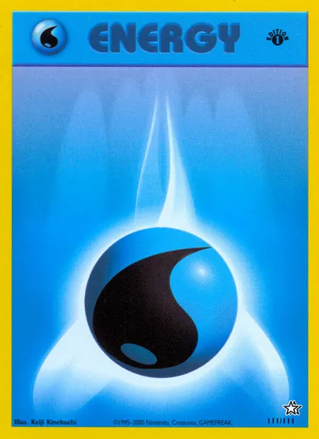 Water Energy, Pokémon card NG 111 — Neo Genesis set