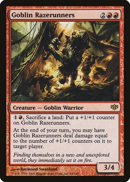 Goblin Razerunners, Magic card CON 64 — Conflux set