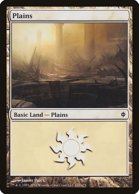 Plains, Magic card NPH 167 — New Phyrexia set