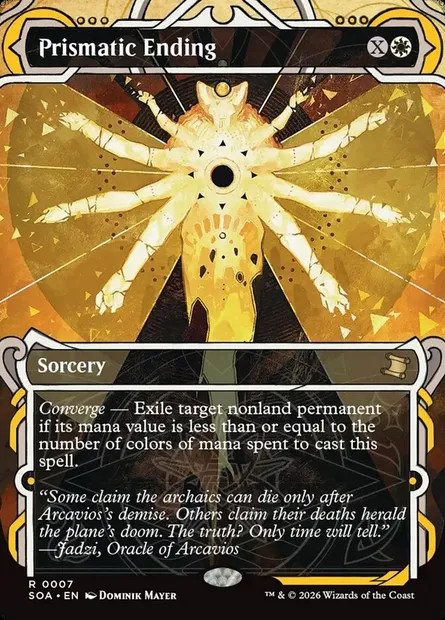Prismatic Ending, Magic card SOA 7 — Secrets of Strixhaven Mystical Archive set