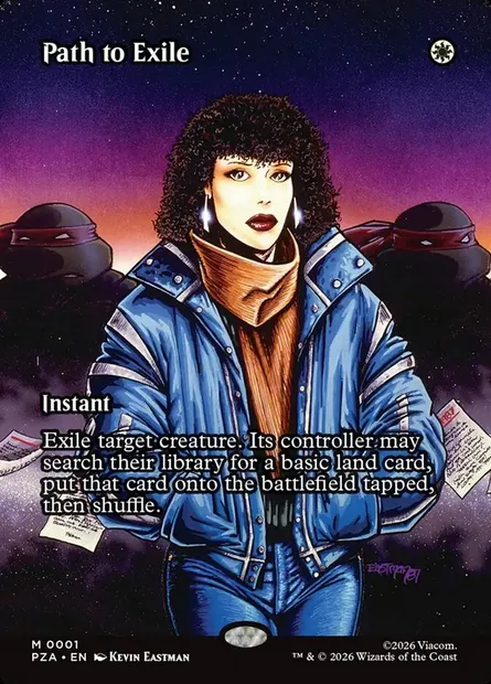 Path to Exile, Magic card PZA 1 — Teenage Mutant Ninja Turtles Source Material set