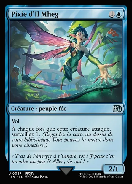 Pixie d'Il Mheg, carte Magic FIN 57 — extension Final Fantasy