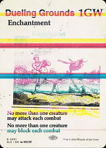 Dueling Grounds, Magic card SLZ 331 — The Zeta Set set