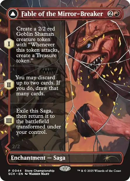 Fable du brise-miroir // Reflets de Kiki-Jiki, carte Magic SCH 44 — extension Store Championships