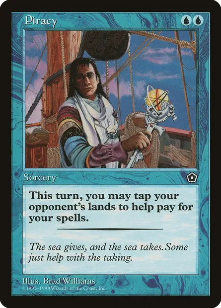 Piracy, Magic card P02 42 — Portal Second Age set