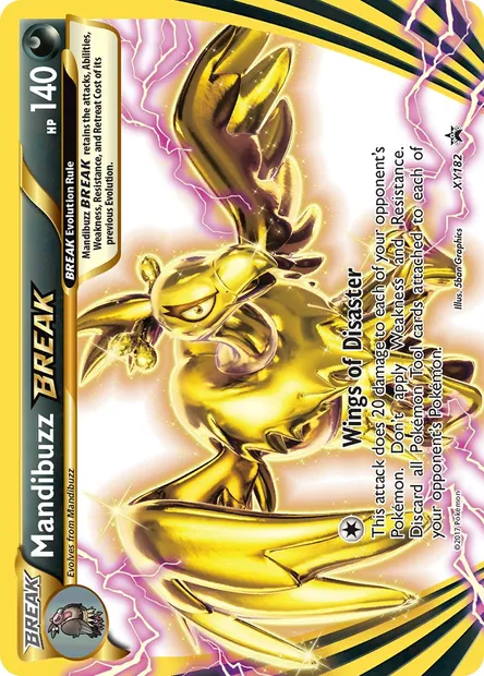 Mandibuzz BREAK, Pokémon card XY 182 — XY Black Star Promos set