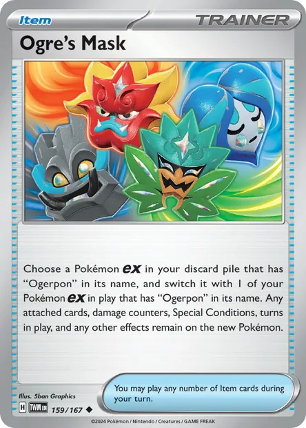 Ogre's Mask, Pokémon card TWM 159 — Twilight Masquerade set