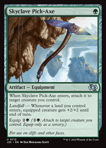 Skyclave Pick-Axe, Magic card J25 712 — Foundations Jumpstart set