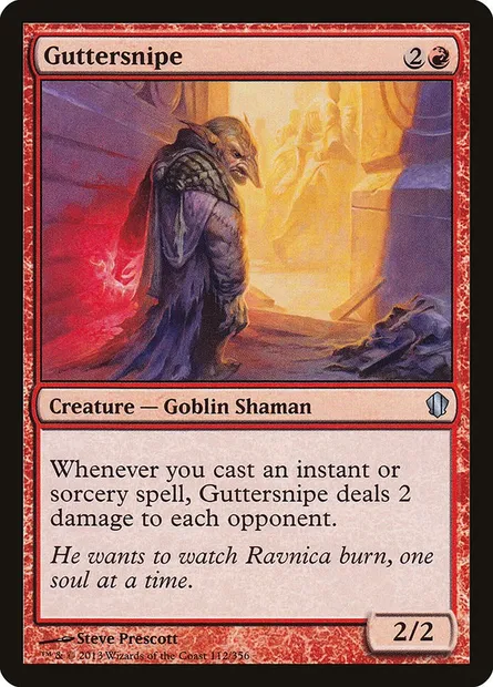 Guttersnipe, Magic card C13 112 — Commander 2013 set