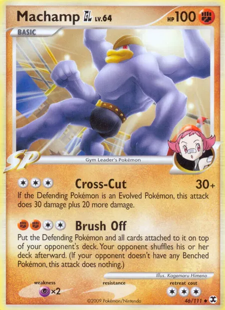 Machamp GL, Pokémon card RR 46 — Rising Rivals set