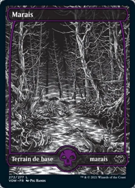 Marais, carte Magic VOW 272 — extension Innistrad : noce écarlate