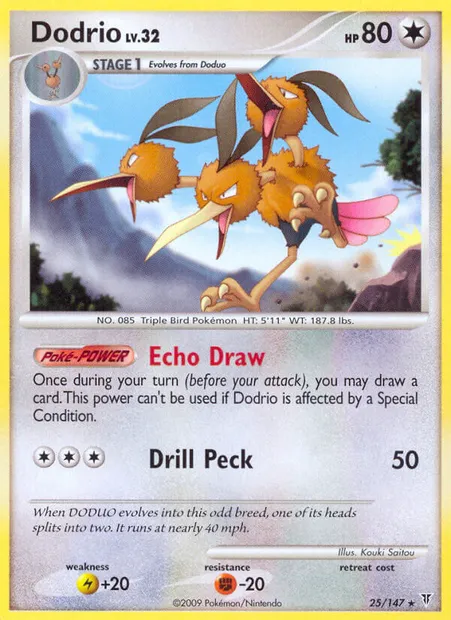 Dodrio, Pokémon card SV 25 — Supreme Victors set