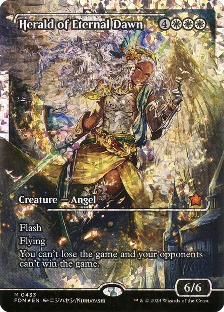Herald of Eternal Dawn, Magic card FDN 433 — Foundations set