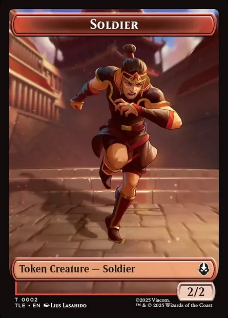 Soldier, Magic card TTLE 2 — Avatar: The Last Airbender Eternal Tokens set