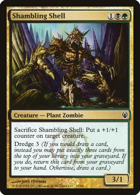 Shambling Shell, Magic card DDJ 57 — Duel Decks: Izzet vs. Golgari set