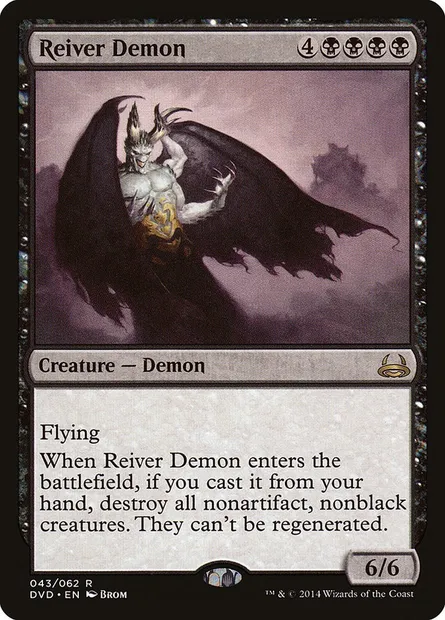 Reiver Demon, Magic card DVD 43 — Duel Decks Anthology: Divine vs. Demonic set