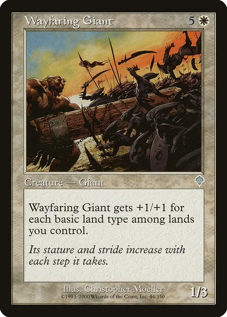 Géant baladeur, carte Magic INV 44 — extension Invasion