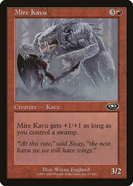 Mire Kavu, Magic card PLS 67 — Planeshift set
