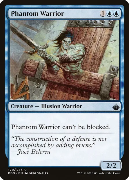 Phantom Warrior, Magic card BBD 129 — Battlebond set