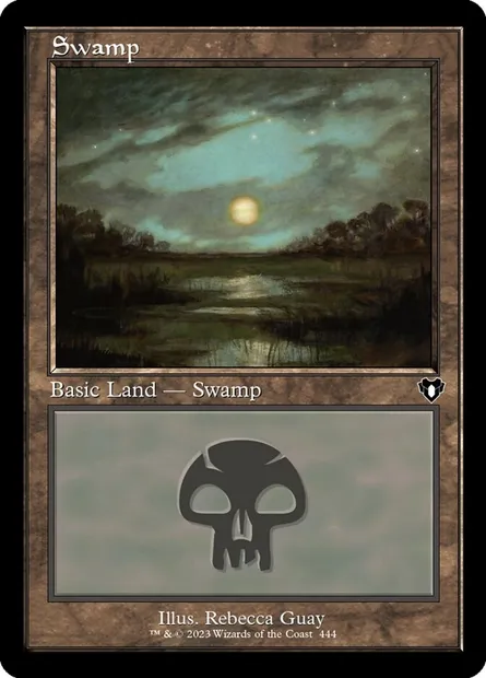 Swamp, Magic card CMM 444 — Commander Masters set